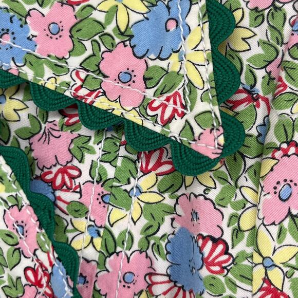 ODILLE Coat 6 ANTHROPOLOGIE Trench Rain Floral Double Breasted Belted Green - Picture 10 of 16